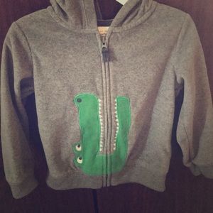 Carters Alligator zip up hoodie size 24M
